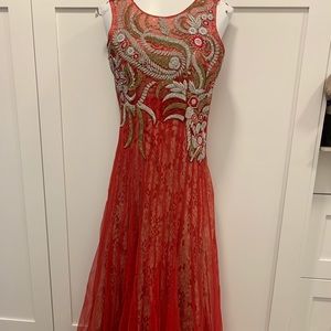Red indian gown **never worn**